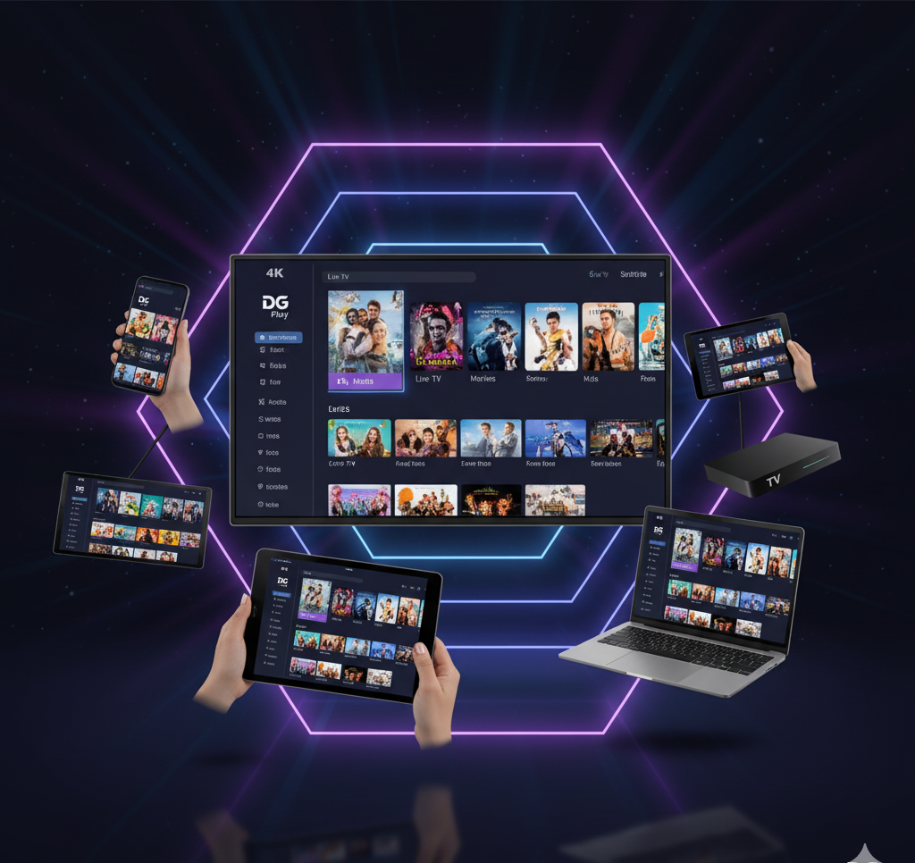 Smart TV com interface de streaming